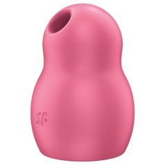   Satisfyer Pro To Go 1 - ladattava klitoriskiihotin ilmapulssi - punainen