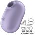Satisfyer Pro To Go 2 - klitoriskiihotin - ilmapulssi - ladattava - violetti