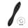 Satisfyer Dazzling Crystal 1 - kaksipäinen lasidildo (musta)