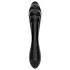 Satisfyer Dazzling Crystal 1 - kaksipäinen lasidildo - musta