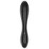 Satisfyer Dazzling Crystal 1 - kaksipäinen lasidildo - musta