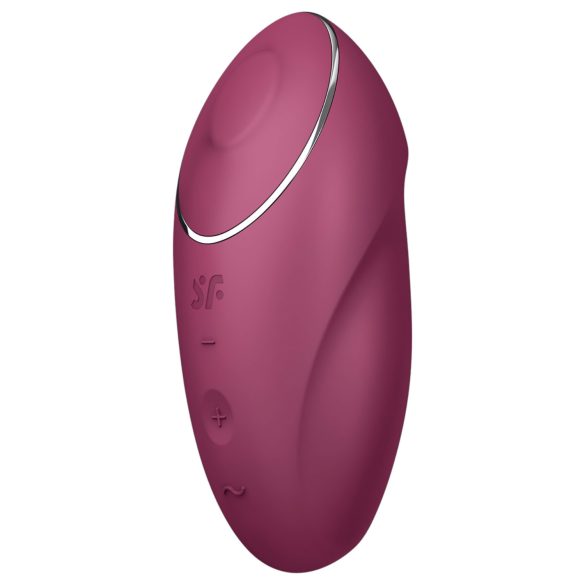 Satisfyer Tap & Climax 1 - vibraattori ja klitoriskiihotin - 2in1 - punainen
