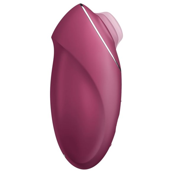 Satisfyer Tap & Climax 1 - vibraattori ja klitoriskiihotin - 2in1 - punainen