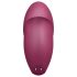 Satisfyer Tap & Climax 1 - 2in1 vibraattori ja klitoriskiihotin (punainen)