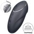 Satisfyer Tap & Climax 1 - 2in1 klitoriskiihotin (musta)