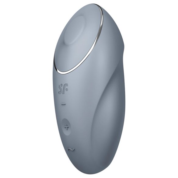Satisfyer Tap & Climax 1 - 2in1 klitoriskiihotin (harmaa)