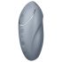 Satisfyer Tap & Climax 1 - 2in1 klitoriskiihotin (harmaa)