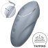 Satisfyer Tap & Climax 1 - 2in1 klitoriskiihotin (harmaa)