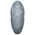 Satisfyer Tap & Climax 1 - 2in1 klitoriskiihotin (harmaa)