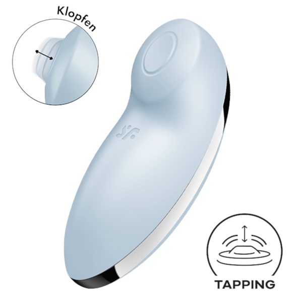 Satisfyer Tap & Climax 2 - 2in1 klitoriksenkiihotin ja sauva (sininen)