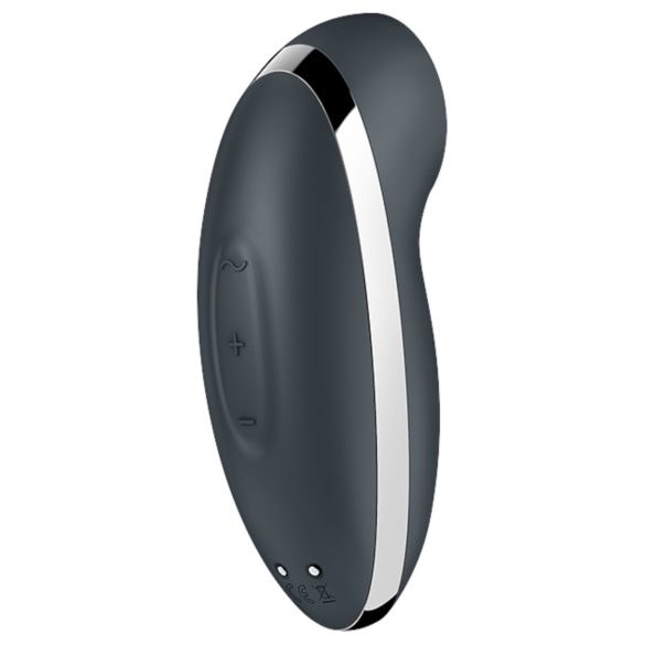 Satisfyer Tap & Climax 2 - 2-in-1 klitorisvibraattori - harmaa