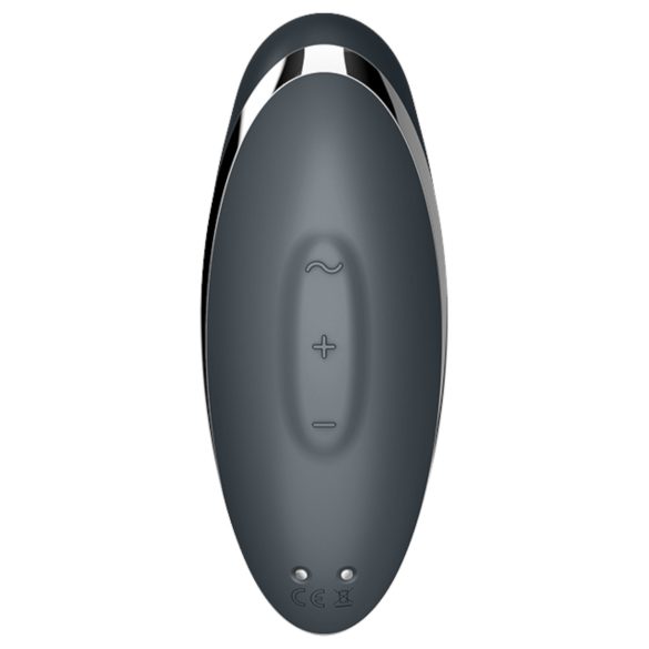 Satisfyer Tap & Climax 2 - 2-in-1 klitorisvibraattori - harmaa