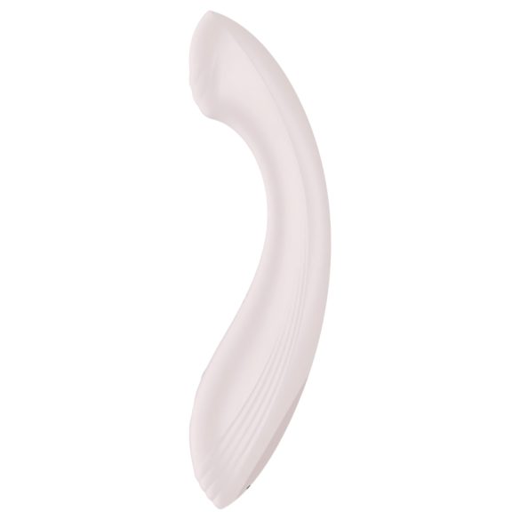 Satisfyer G-Force - ladattava G-pistevibraattori - vesitiivis - beige