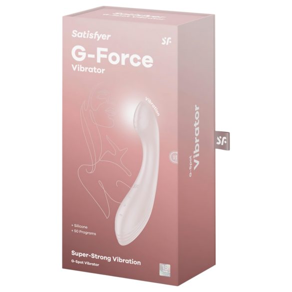 Satisfyer G-Force - ladattava G-pistevibraattori - vesitiivis - beige