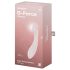 Satisfyer G-Force - ladattava G-pistevibraattori - vesitiivis - beige