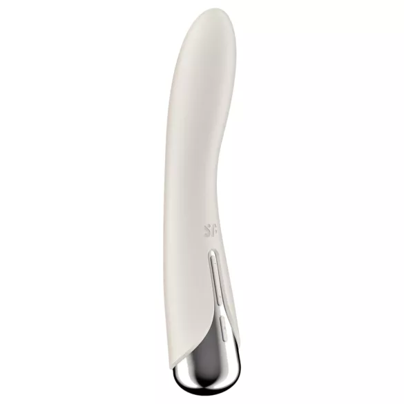 Satisfyer Spinning Vibe 1 - G-pisteen vibraattori pyörivä pää - beige