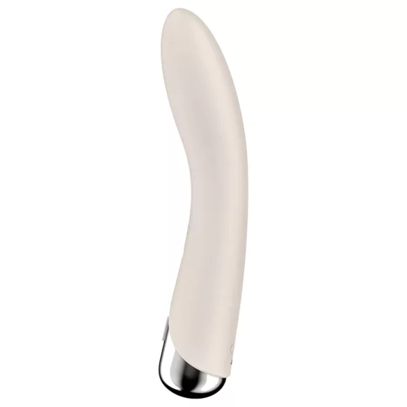 Satisfyer Spinning Vibe 1 - G-pisteen vibraattori pyörivä pää - beige