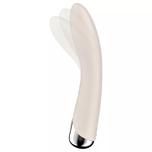 Satisfyer Spinning Vibe 1 - G-pisteen vibraattori pyörivä pää - beige
