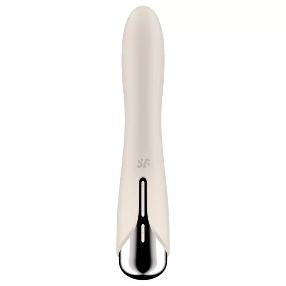 Satisfyer Spinning Vibe 1 - G-pisteen vibraattori pyörivä pää - beige