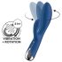 Satisfyer Spinning Rabbit 1 - Kiertyvä klitoriskiihotin (sininen)