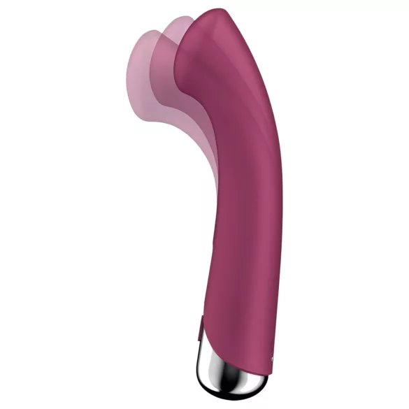 Satisfyer - G-pistevibraattori pyörivä pää - punainen
