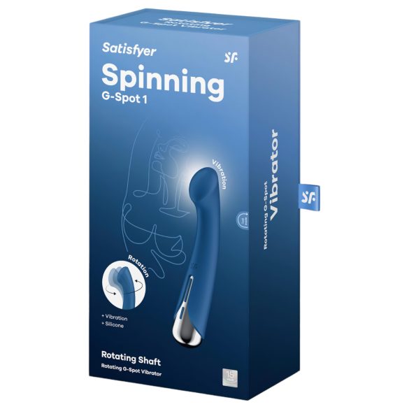 Satisfyer Spinning G-Spot 1 - pyörivä G-pistevibraattori (sininen)
