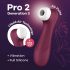 Satisfyer Pro 2 Gen3 - ladattava klitoriskiihotin(punainen)