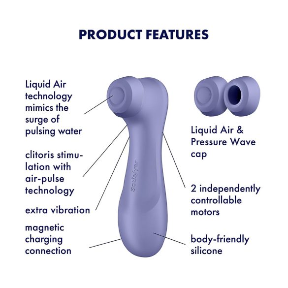 Satisfyer Pro 2 Gen3 - ladattava klitoriskiihotin ilmanpaineella - liila