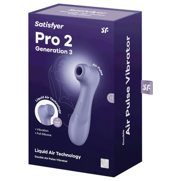 Satisfyer Pro 2 Gen3 - ladattava klitoriskiihotin ilmanpaineella - liila