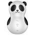 Satisfyer Pocket Panda - Ilmapulssiklitoriskiihotin (musta)