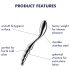 Satisfyer Star Force 1 – teräskuuladildo (hopea)