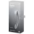 Satisfyer Pure Gravity 1 - teräksinen dildo - juomutettu - hopea