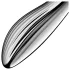 Satisfyer Pure Gravity 1 - teräksinen dildo - juomutettu - hopea