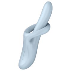   Satisfyer Heat Flex 4 - lämmitettävä klitoriskiihotin vibraattori - hopea