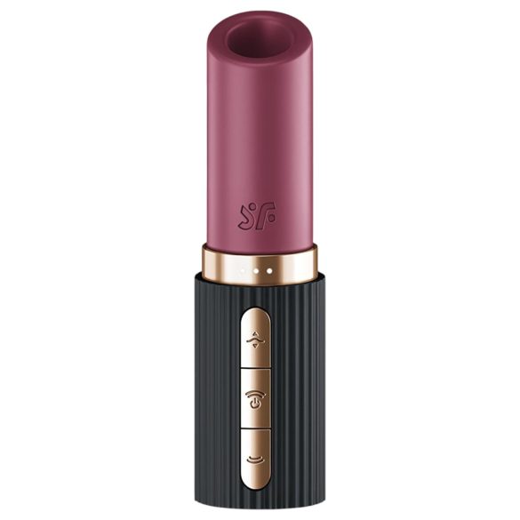 Satisfyer Pro 2 Kiss - Ilmahieroa huulipunavibraattori (musta)