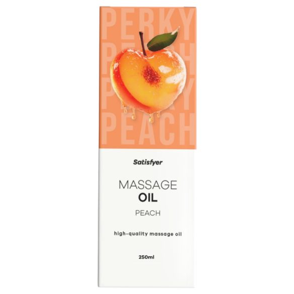Satisfyer - hierontaöljy - persikka (250 ml)