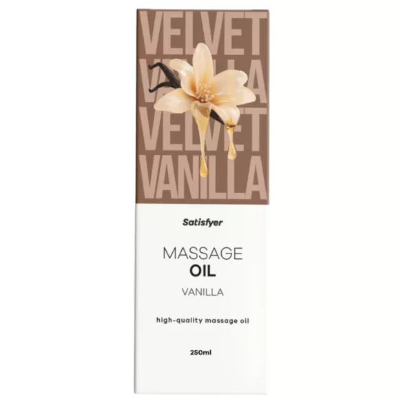 Satisfyer - hierontaöljy - vanilja - 250 ml