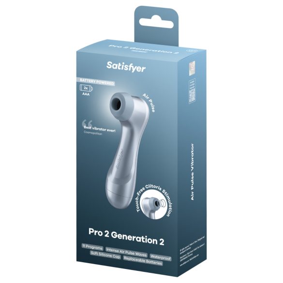 Satisfyer Pro2 Gen2 - klitoriskiihotin ilmanpaineella - sininen