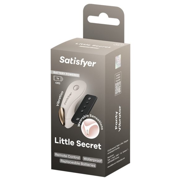 Satisfyer Little Secret - alushousuvibraattori - valkoinen