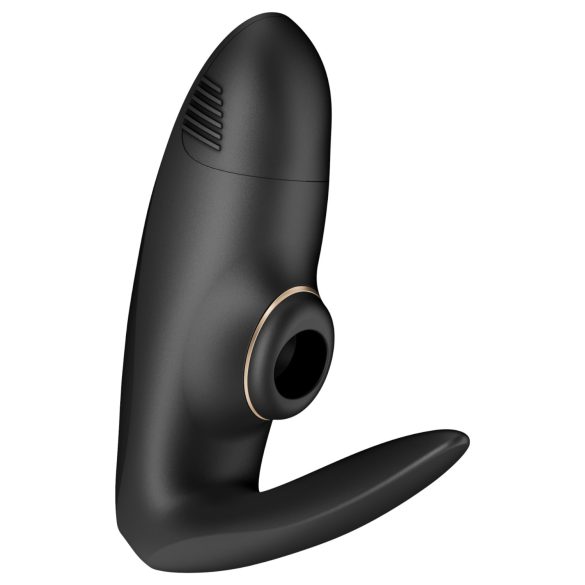 Satisfyer Pro 4 Couples - parivibraattori ilmapulsseilla - musta