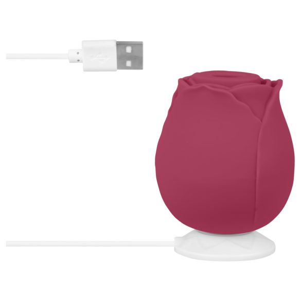 EIS Blush&Bloom - klitoriskiihotin imu ja värinä - punainen