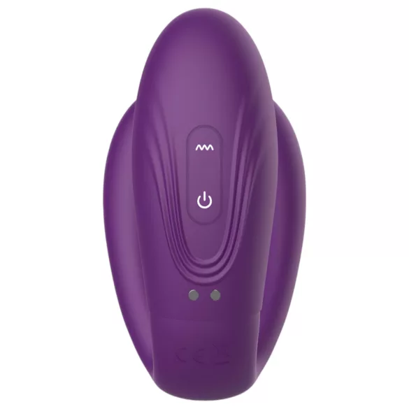 Mrow - pariskuntavibraattori - vesitiivis, 3 moottoria - ladattava, violetti