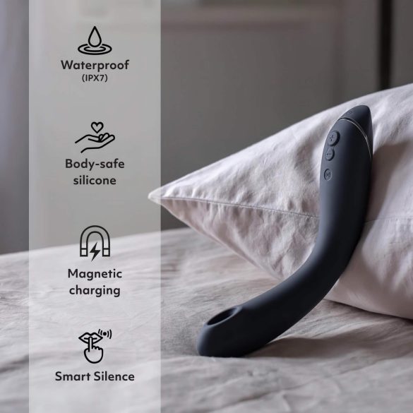 Womanizer OG - klitoriskiihotin ja vibraattori - akku - musta