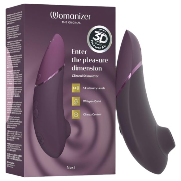 Womanizer Next - klitoriskiihotin - ilmapulssi - ladattava - violetti