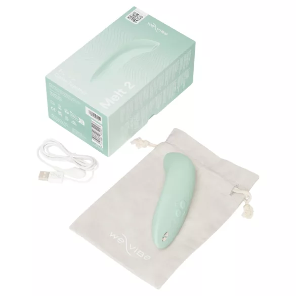 We-Vibe Melt 2 - Sovelluksella ohjattava paineaaltoklitoriskiihotin (turkoosi)