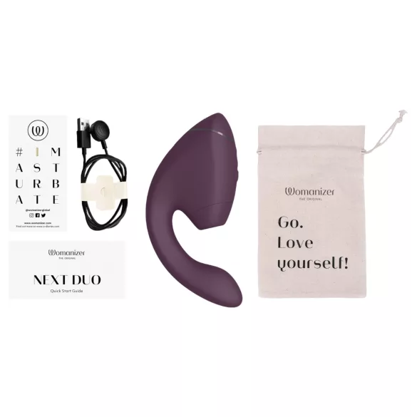 Womanizer Next Duo - G-piste vibraattori ja klitoriskiihotin - violetti