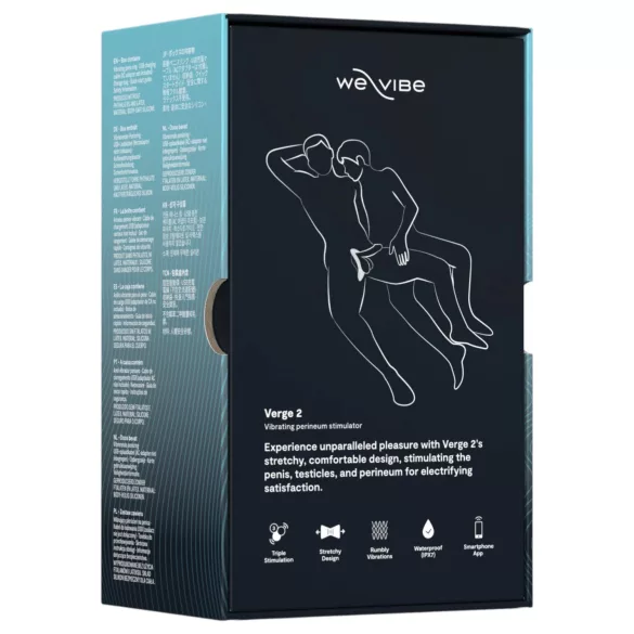 We-Vibe Verge 2 - älykäs värisevä penisrengas (musta)