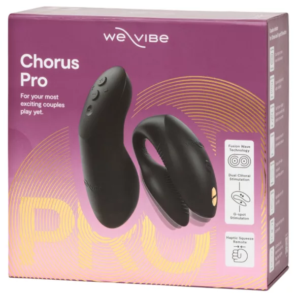 We-Vibe Chorus Pro - parivibraattori kaukosäätimellä - musta