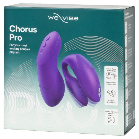 We-Vibe Chorus Pro - parivibraattori - kaukosäädin - lila