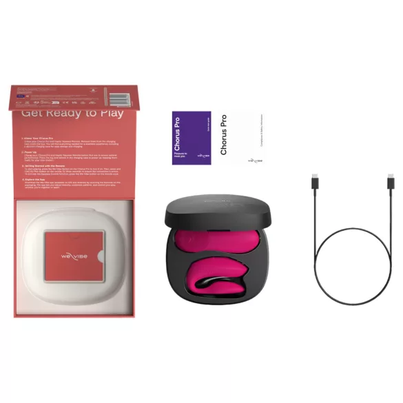 We-Vibe Chorus Pro - parivibraattori - kaukosäädin - pinkki
